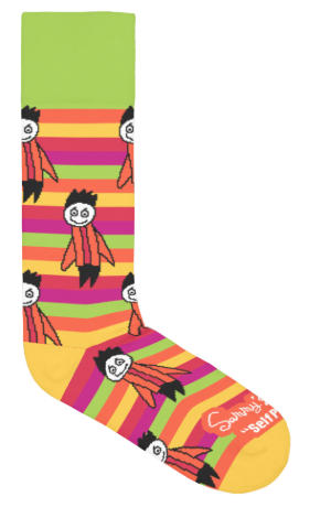 Sammy’s Bright Buddy – Cotton Crew Socks