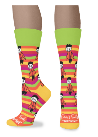 Sammy’s Bright Buddy – Cotton Crew Socks