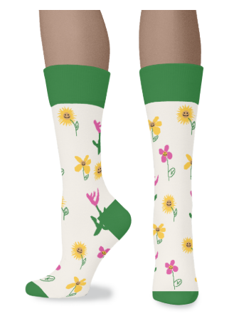 Sammy’s Magic Meadow - Cotton Crew Socks