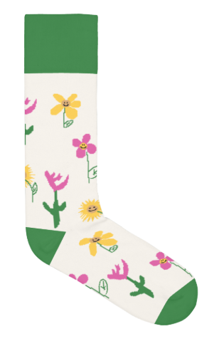 Sammy’s Magic Meadow - Cotton Crew Socks
