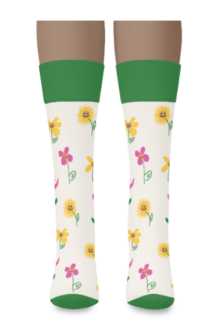 Sammy’s Magic Meadow - Cotton Crew Socks