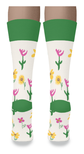 Sammy’s Magic Meadow - Cotton Crew Socks